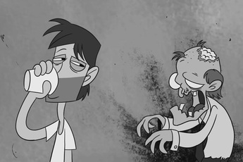 Cười lăn lộn với clip hài về The Walking Dead